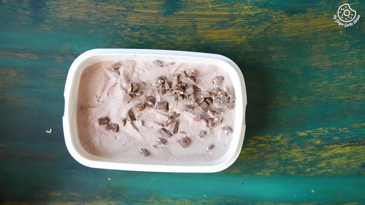Image of the cooking step-1-6 for Eggless Chocolate Hazelnut Ice Cream
