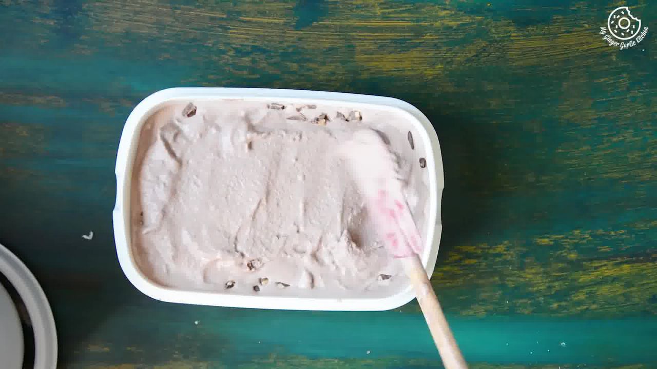Image of the cooking step-1-7 for Eggless Chocolate Hazelnut Ice Cream