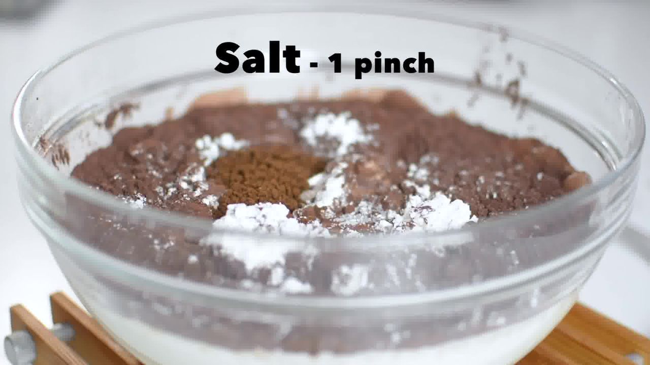 Image of the cooking step-1-1 for Eggless Chocolate Mousse Cake Recipe - No Bake