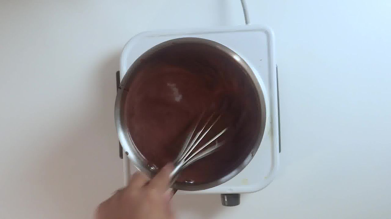 Image of the cooking step-1-4 for Eggless Chocolate Mousse Cake Recipe - No Bake