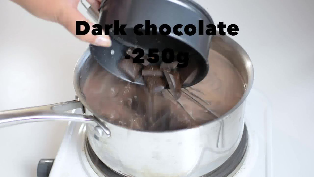 Image of the cooking step-1-5 for Eggless Chocolate Mousse Cake Recipe - No Bake