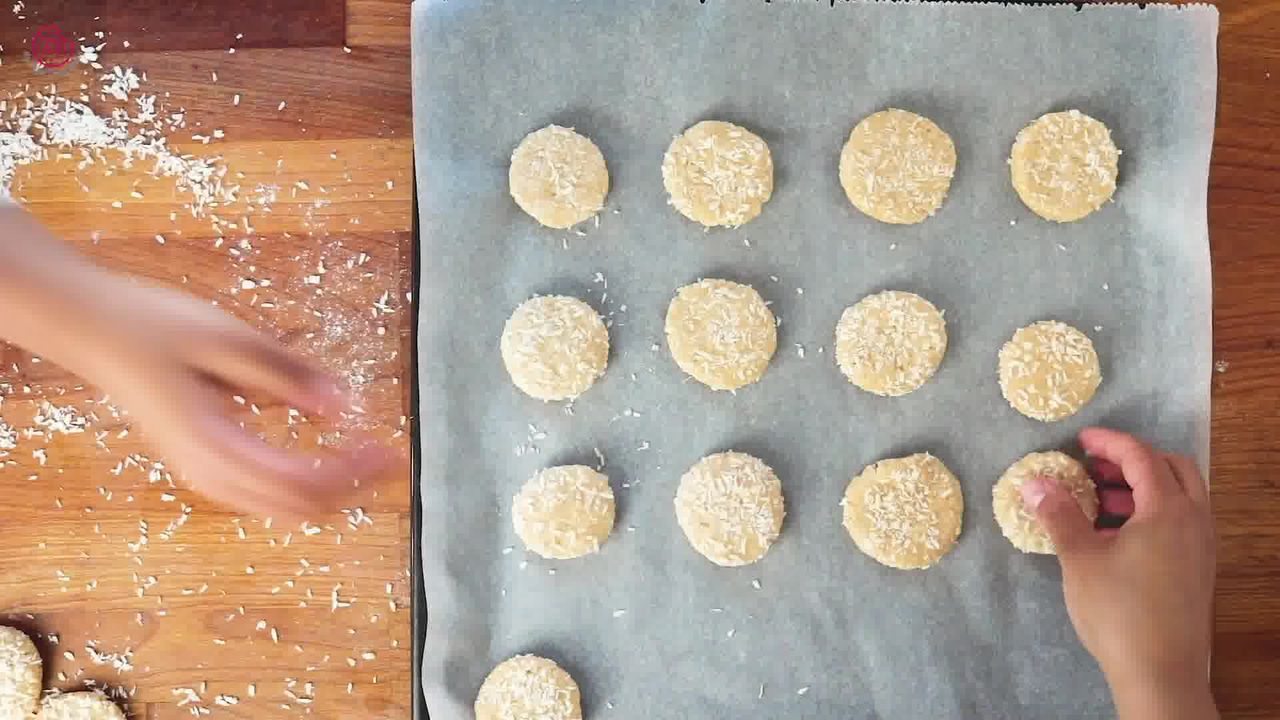 Image of the cooking step-1-11 for Eggless Coconut Cookies