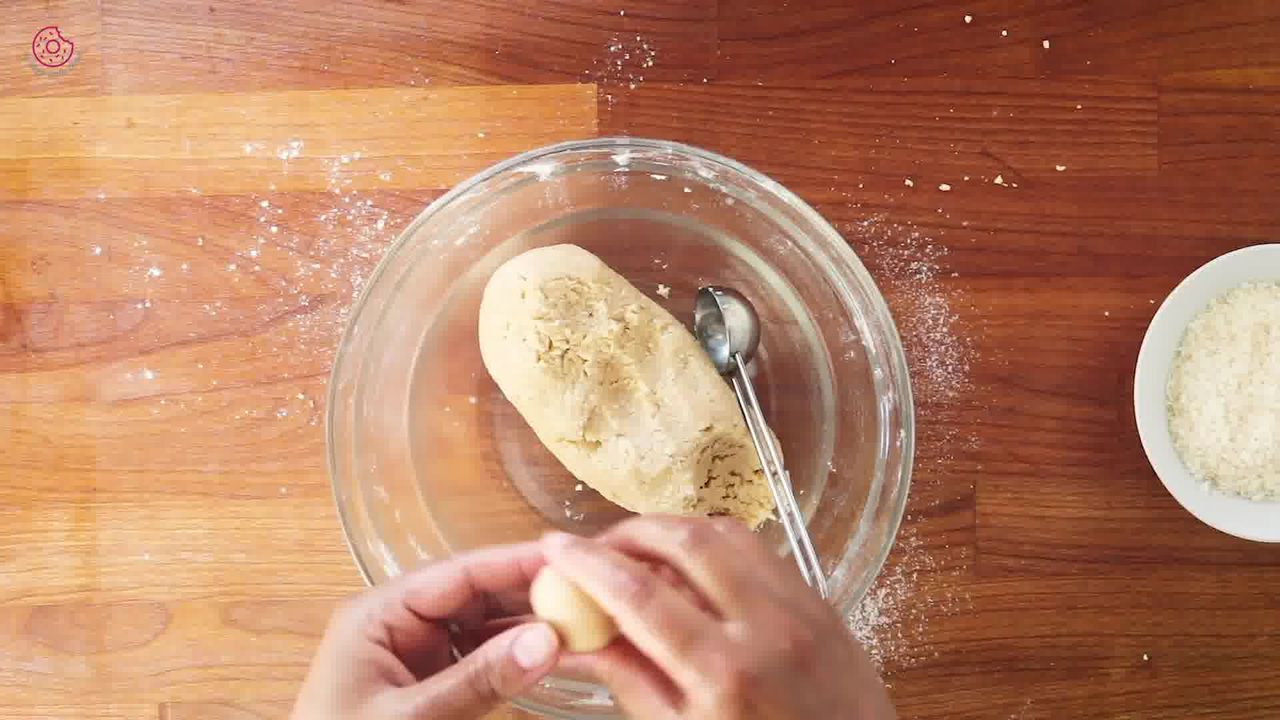 Image of the cooking step-1-7 for Eggless Coconut Cookies