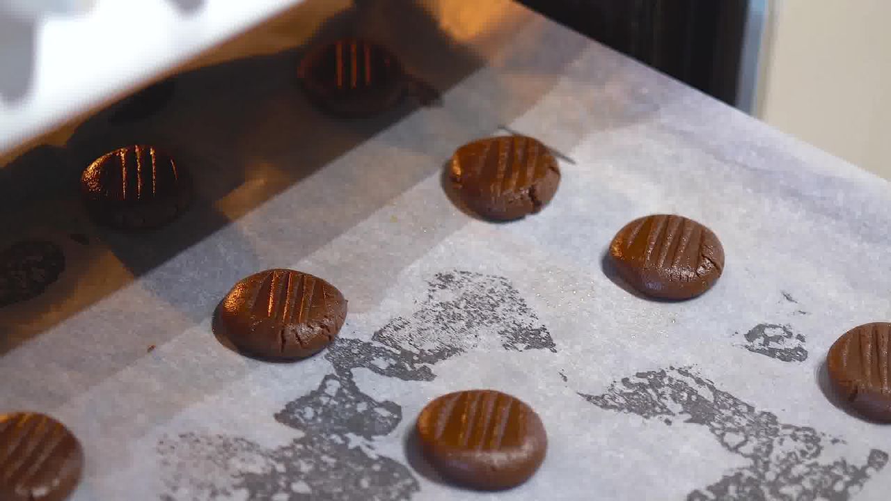 Image of the cooking step-1-9 for  3-Ingredient Eggless Nutella Cookies
