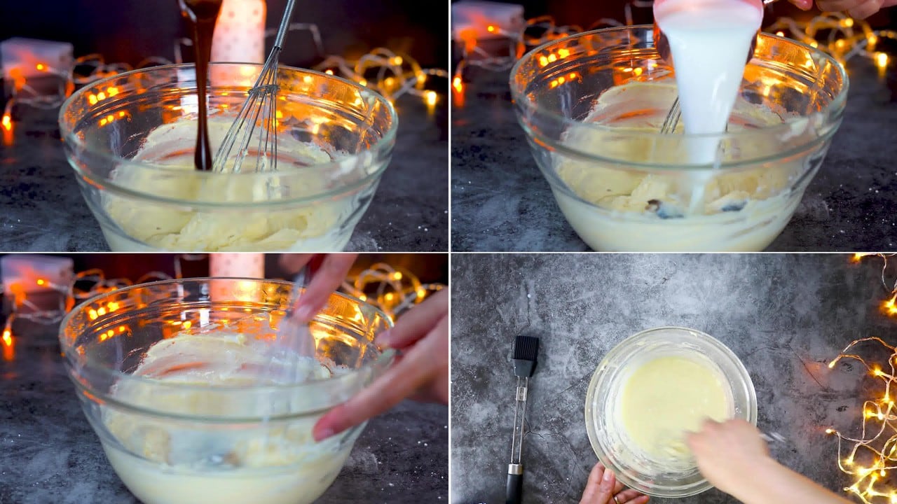Image of the cooking step-1-4 for Eggless Tutti Frutti Cake