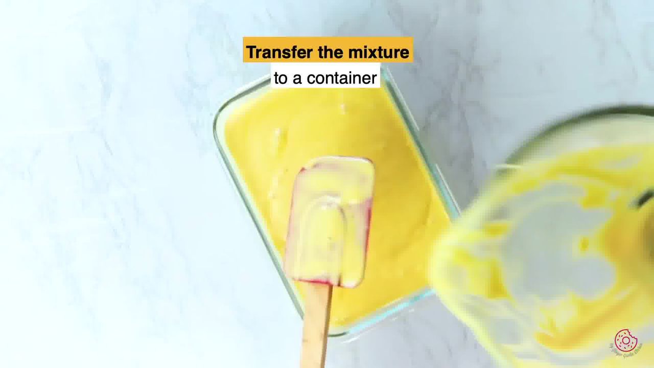 Image of the cooking step-1-5 for Frozen Mango Yogurt