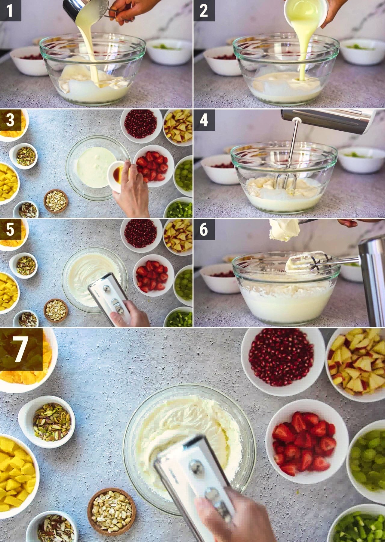 Image of the cooking step-1-1 for Fruit Cream