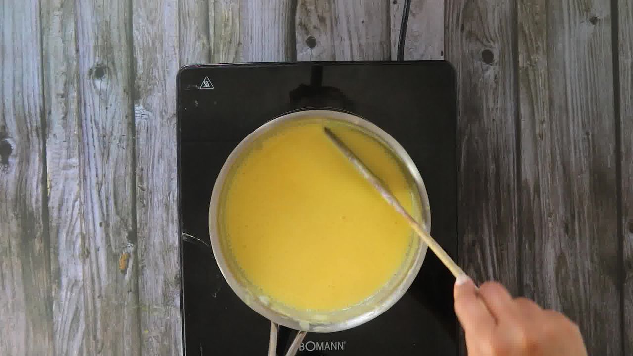 Image of the cooking step-1-10 for Fruit Custard