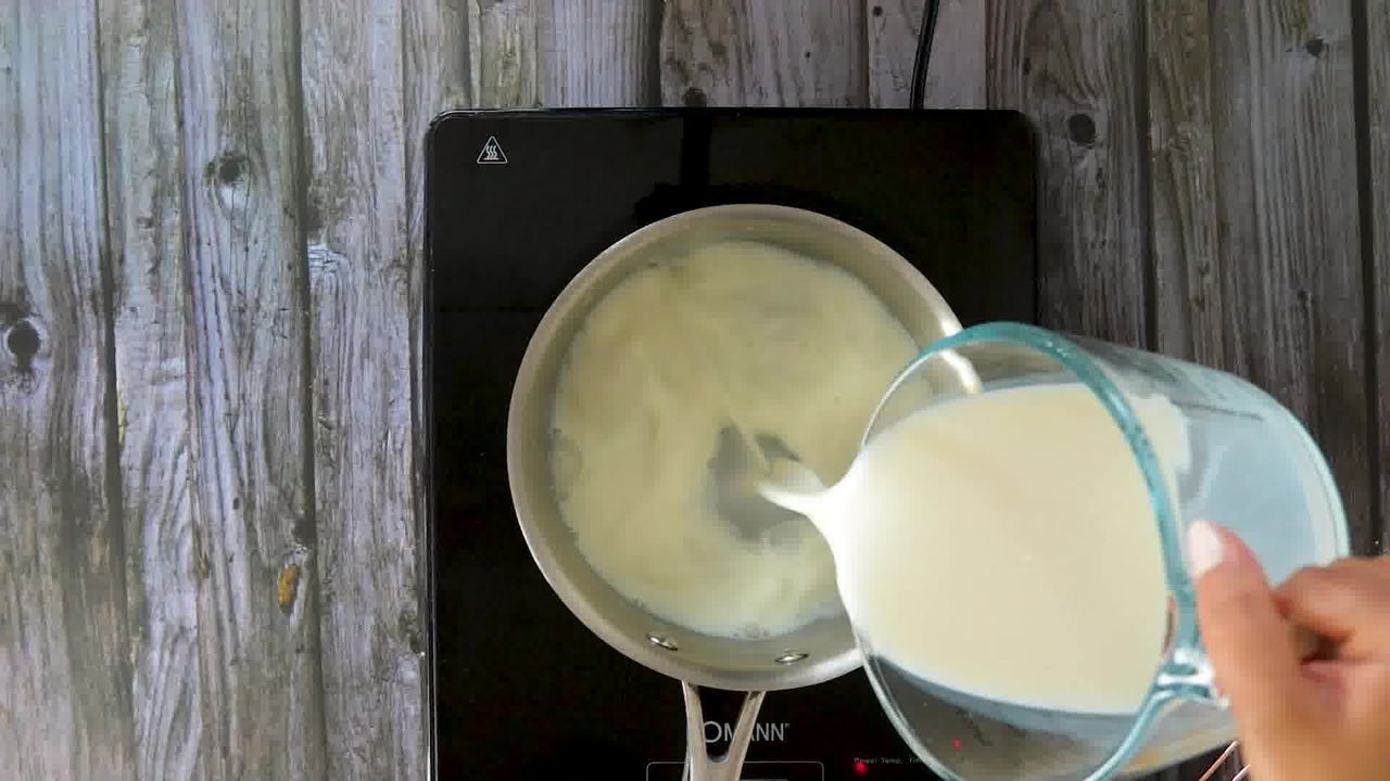 Image of the cooking step-1-4 for Fruit Custard