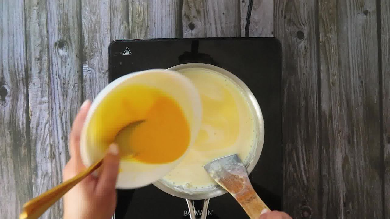 Image of the cooking step-1-9 for Fruit Custard