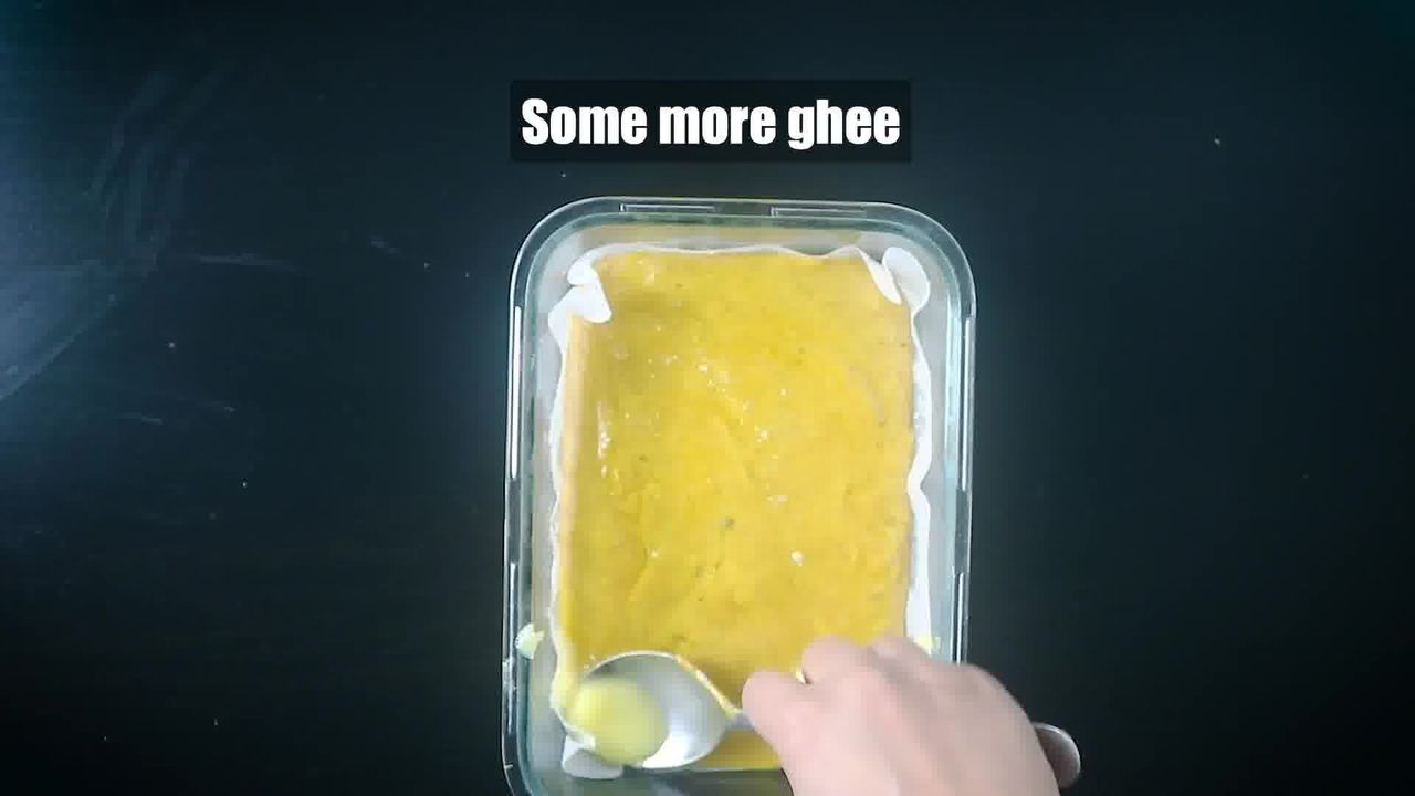 Image of the cooking step-3-8 for Mysore Pak - How to Make South Indian Ghee Mysore Pak