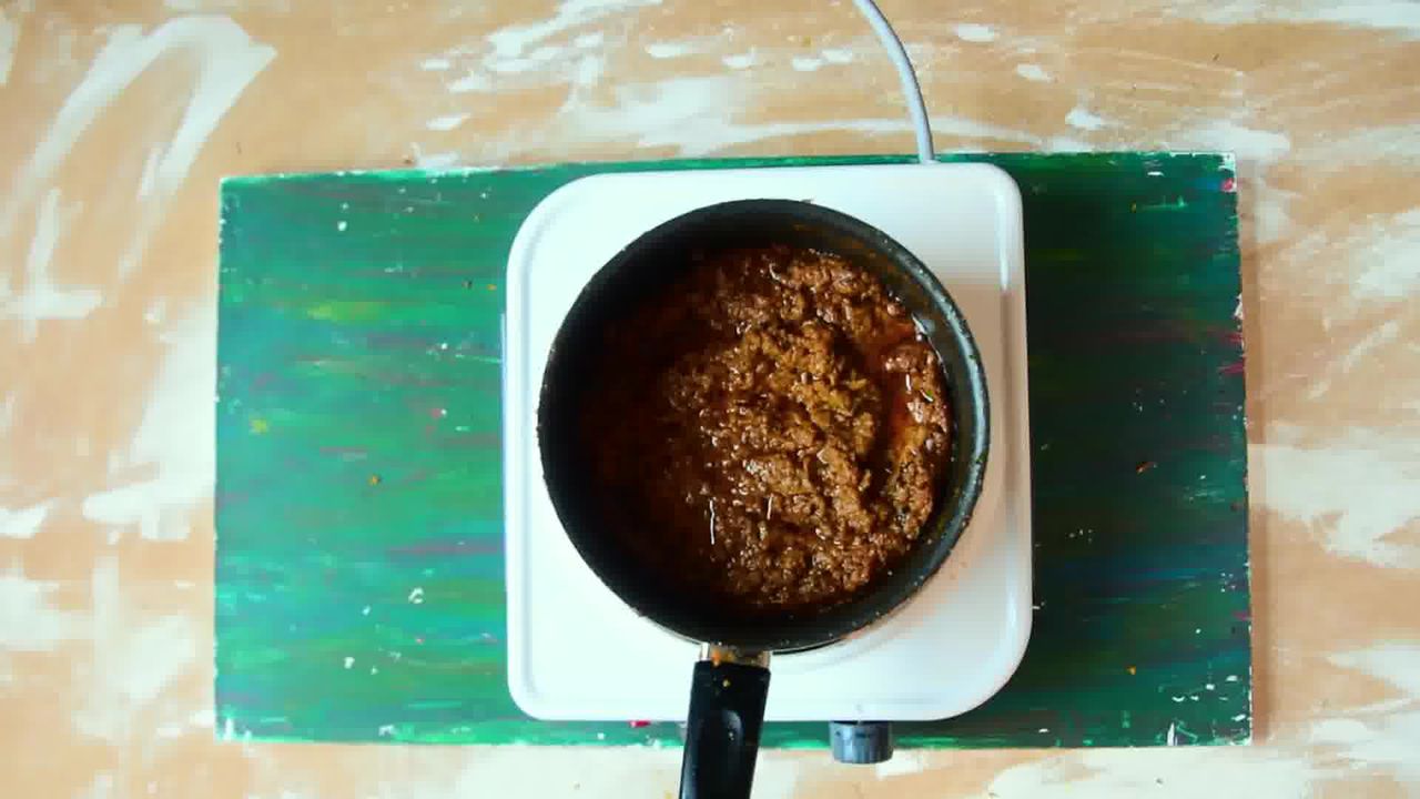 Image of the cooking step-6-10 for Kacchi Haldi ki Sabzi - Fresh Turmeric Root Curry