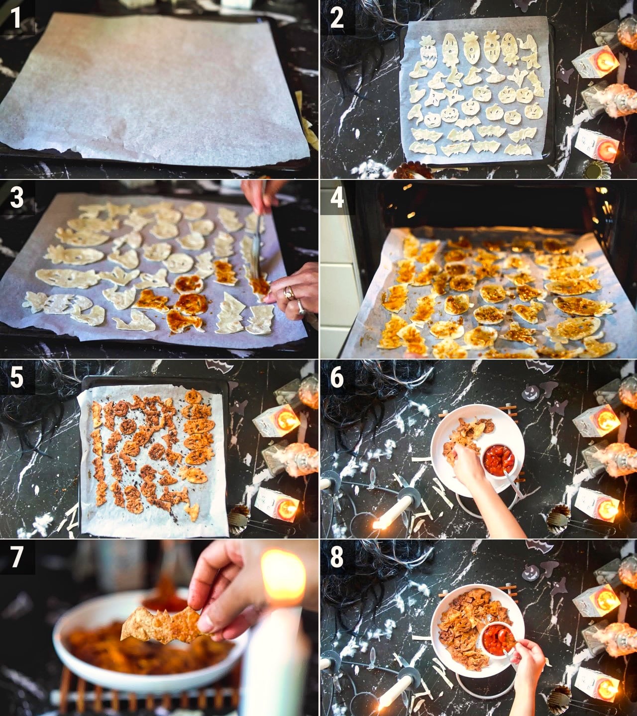 Image of the cooking step-2-1 for Spooktacular Halloween Chips