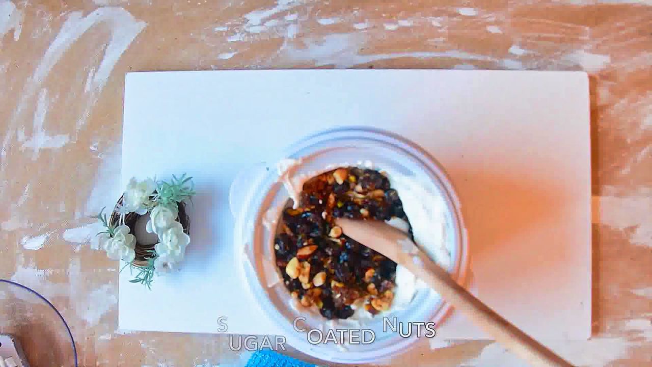 Image of the cooking step-2-4 for Fruit and Nut Ice Cream - Praline And Cream Ice Cream