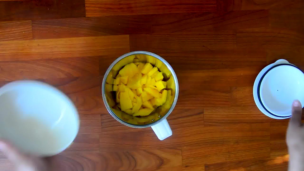 Image of the cooking step-1-1 for Homemade Mango Ice Cream (No Ice Cream Maker)