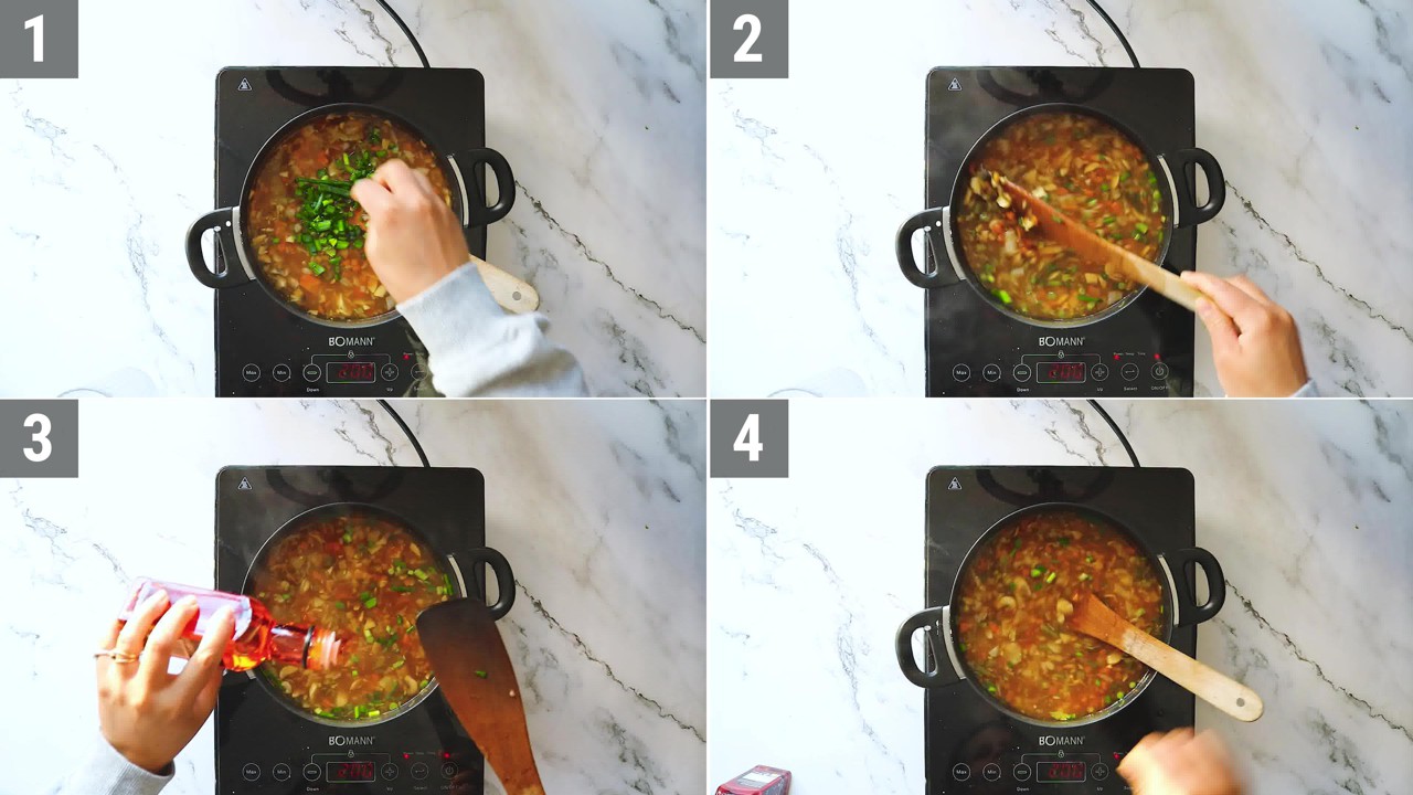 Image of the cooking step-3-5 for Hot and Sour Soup