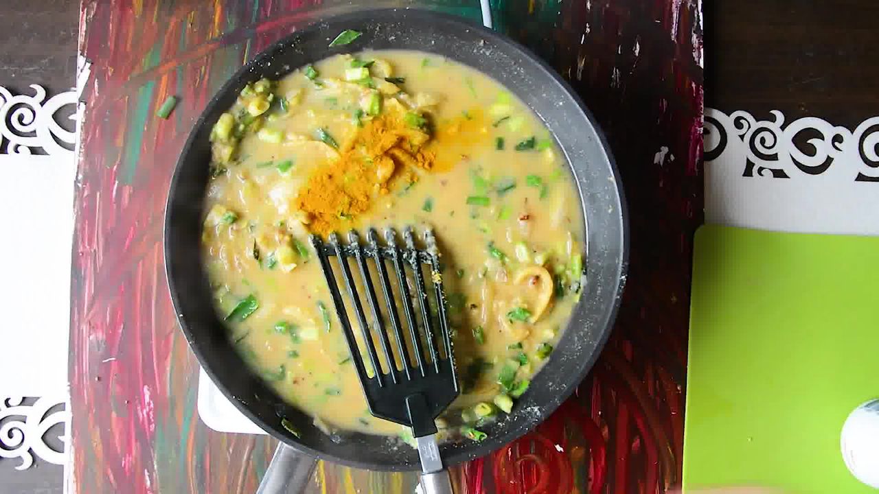 Image of the cooking step-1-7 for How To Make Double Pyaaz Ka Besan - Besan Ki Sabji