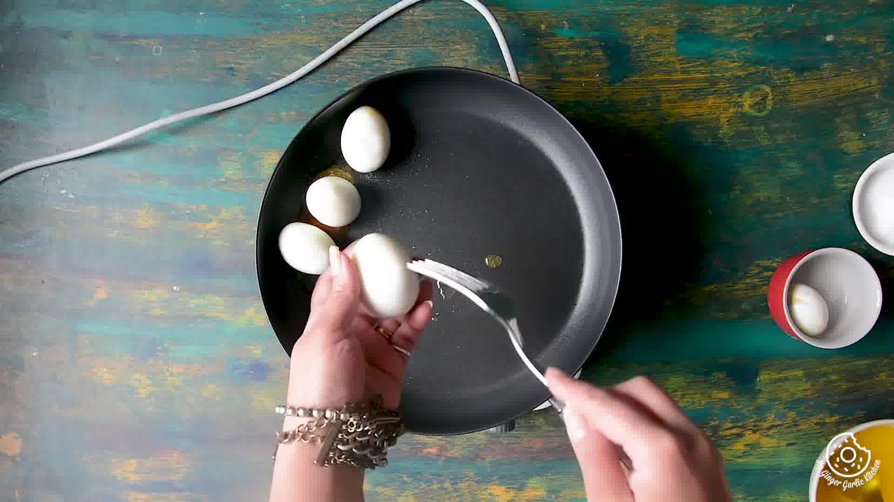 Image of the cooking step-3-3 for Hyderabadi Egg Biryani - Egg Dum Biryani (Video Recipe)