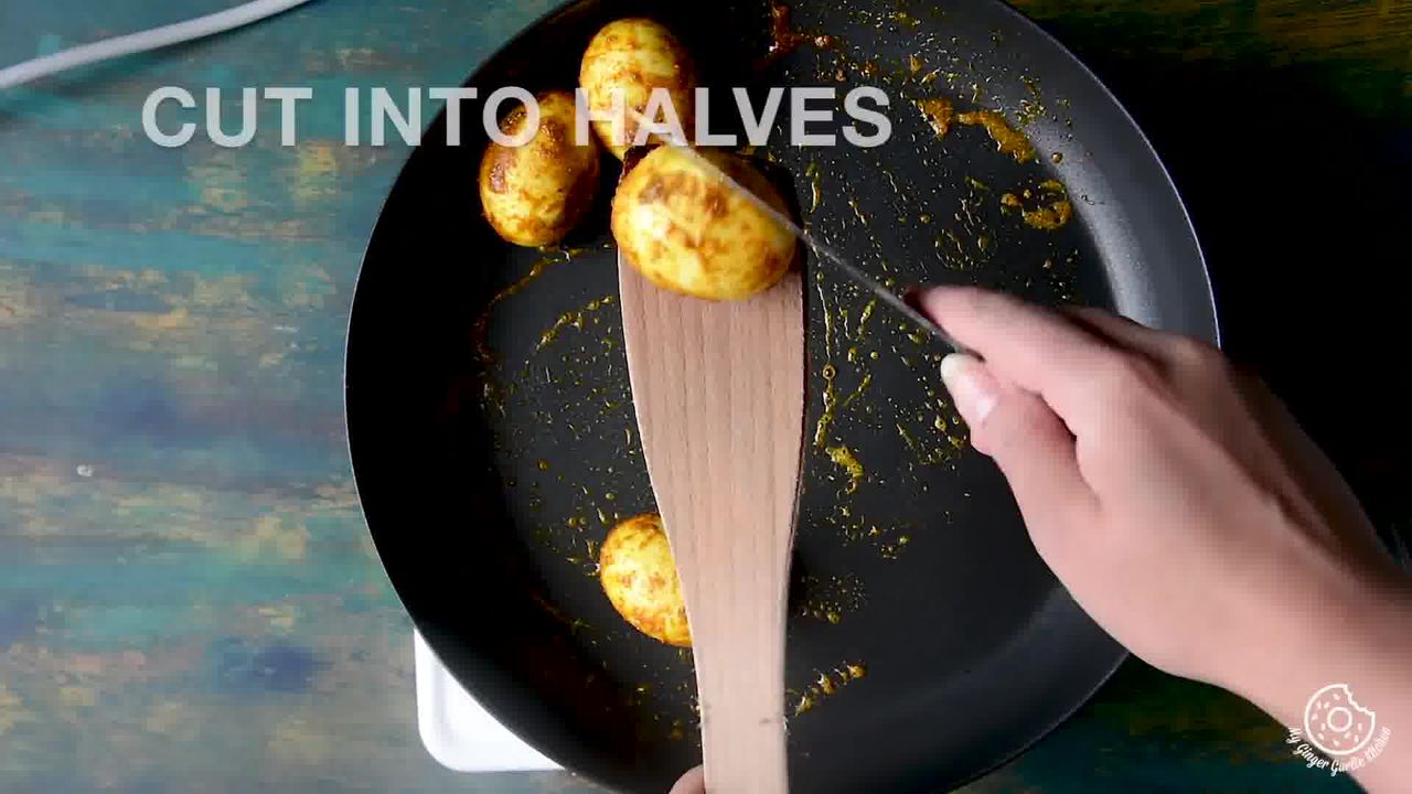 Image of the cooking step-3-4 for Hyderabadi Egg Biryani - Egg Dum Biryani (Video Recipe)