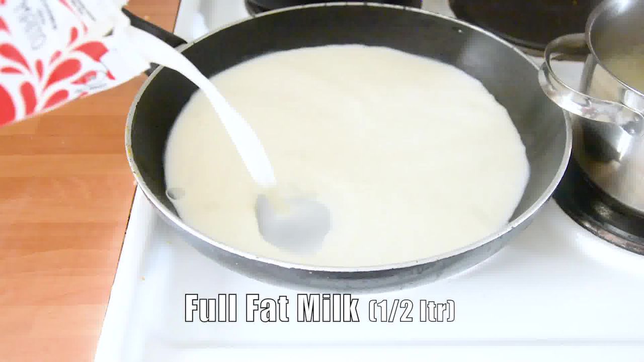 Image of the cooking step-3-1 for Ghevar - How To Make Jaipuri Malai Ghevar