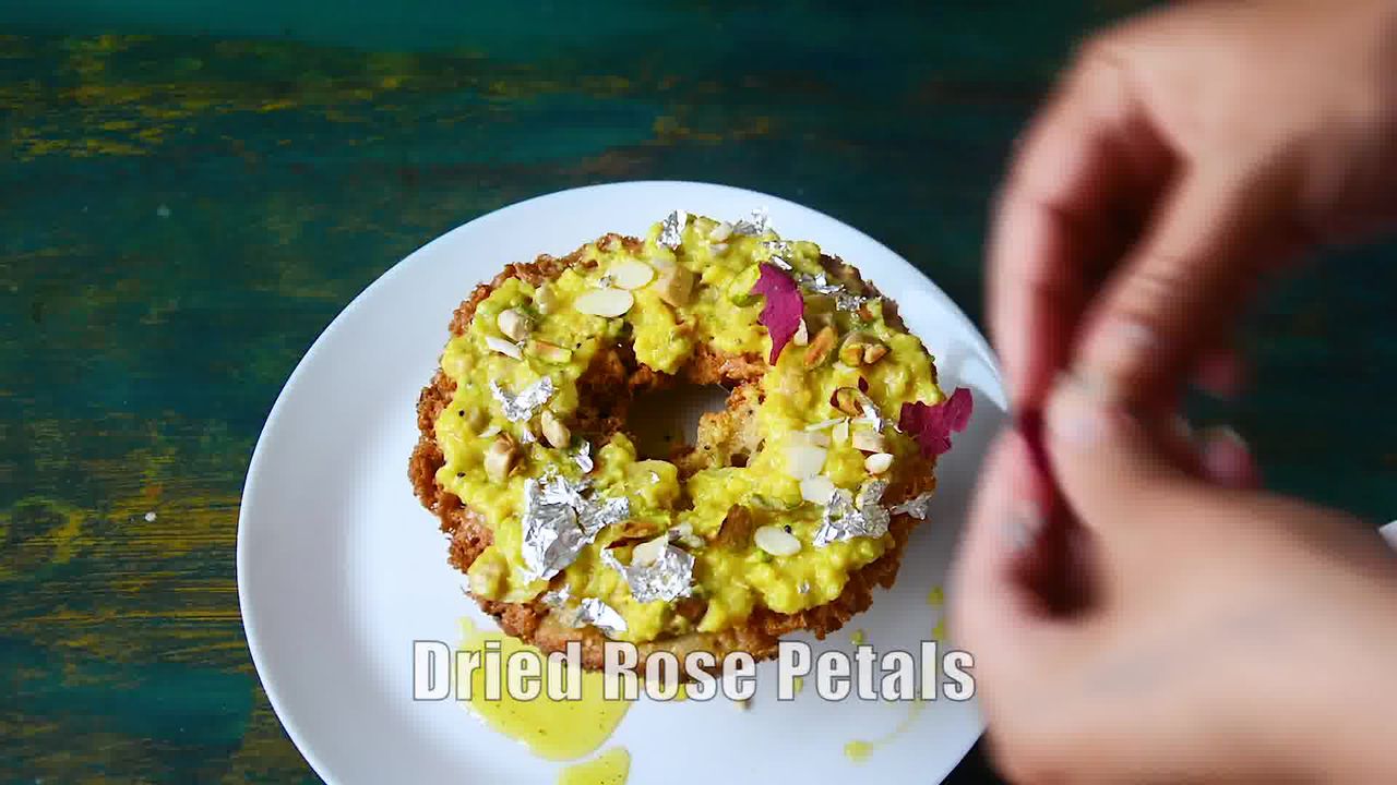 Image of the cooking step-4-3 for Ghevar - How To Make Jaipuri Malai Ghevar