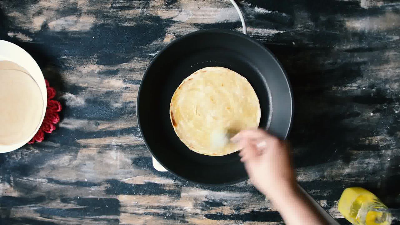 Image of the cooking step-5-3 for Lachha Paratha Recipe - How to Make Multi-Layered Paratha