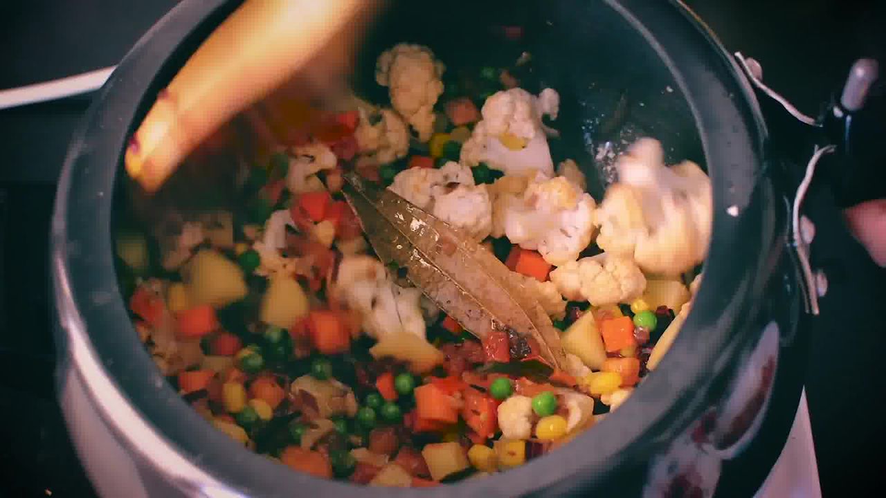 Image of the cooking step-1-10 for How To Make Masala Khichdi (Vegetable Khichdi Recipe)