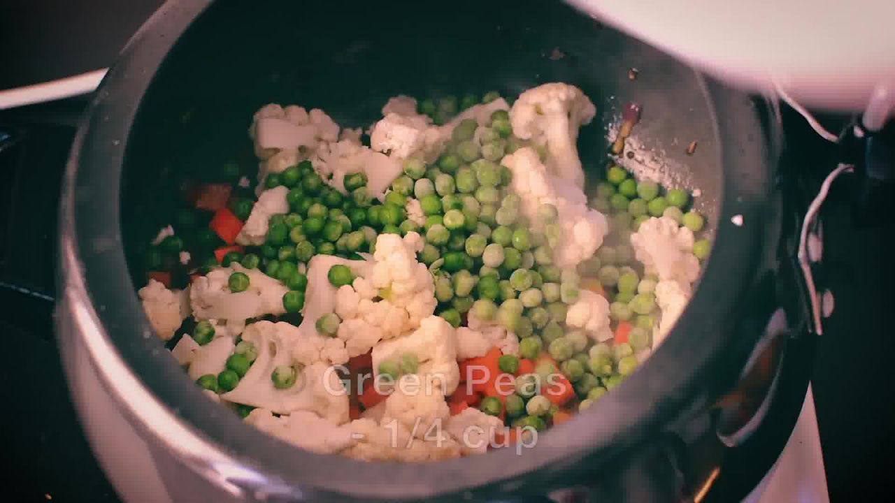 Image of the cooking step-1-9 for How To Make Masala Khichdi (Vegetable Khichdi Recipe)