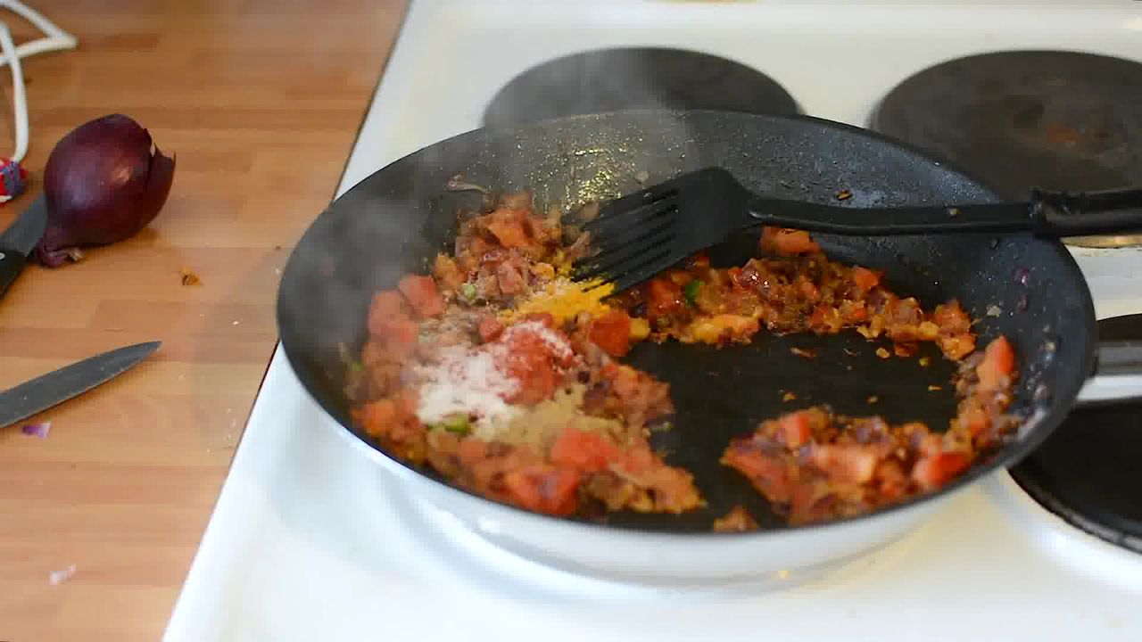 Image of the cooking step-1-6 for Paneer Bhurji Dry - Scrambled Paneer (Video Recipe)