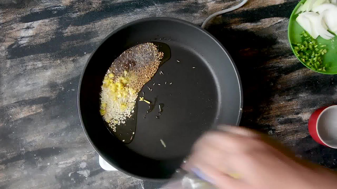 Image of the cooking step-2-3 for How to make Puri Bhaji - Poori Bhaji - Batata Bhaji Poori