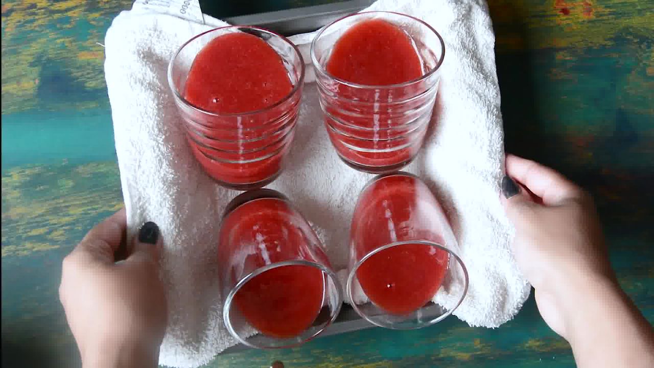 Image of the cooking step-1-9 for Strawberry Panna Cotta Recipe