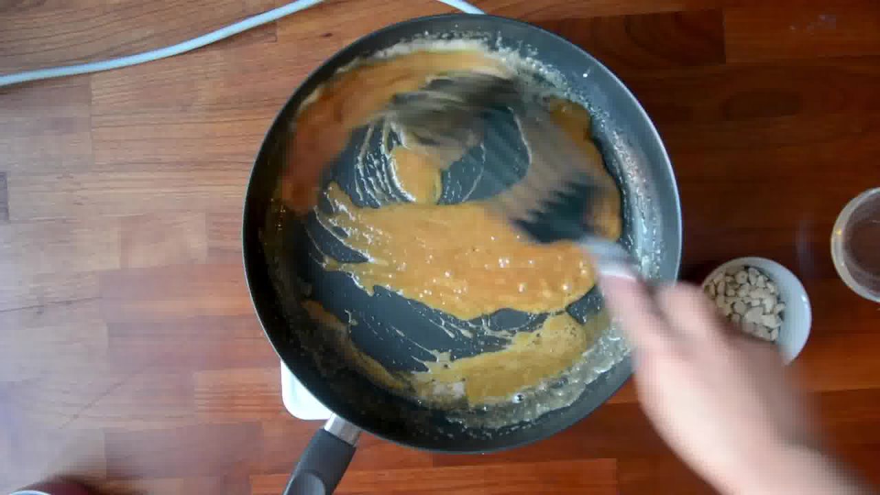 Image of the cooking step-1-3 for Indian Butterscotch Ice Cream Recipe - No Churn - Eggless