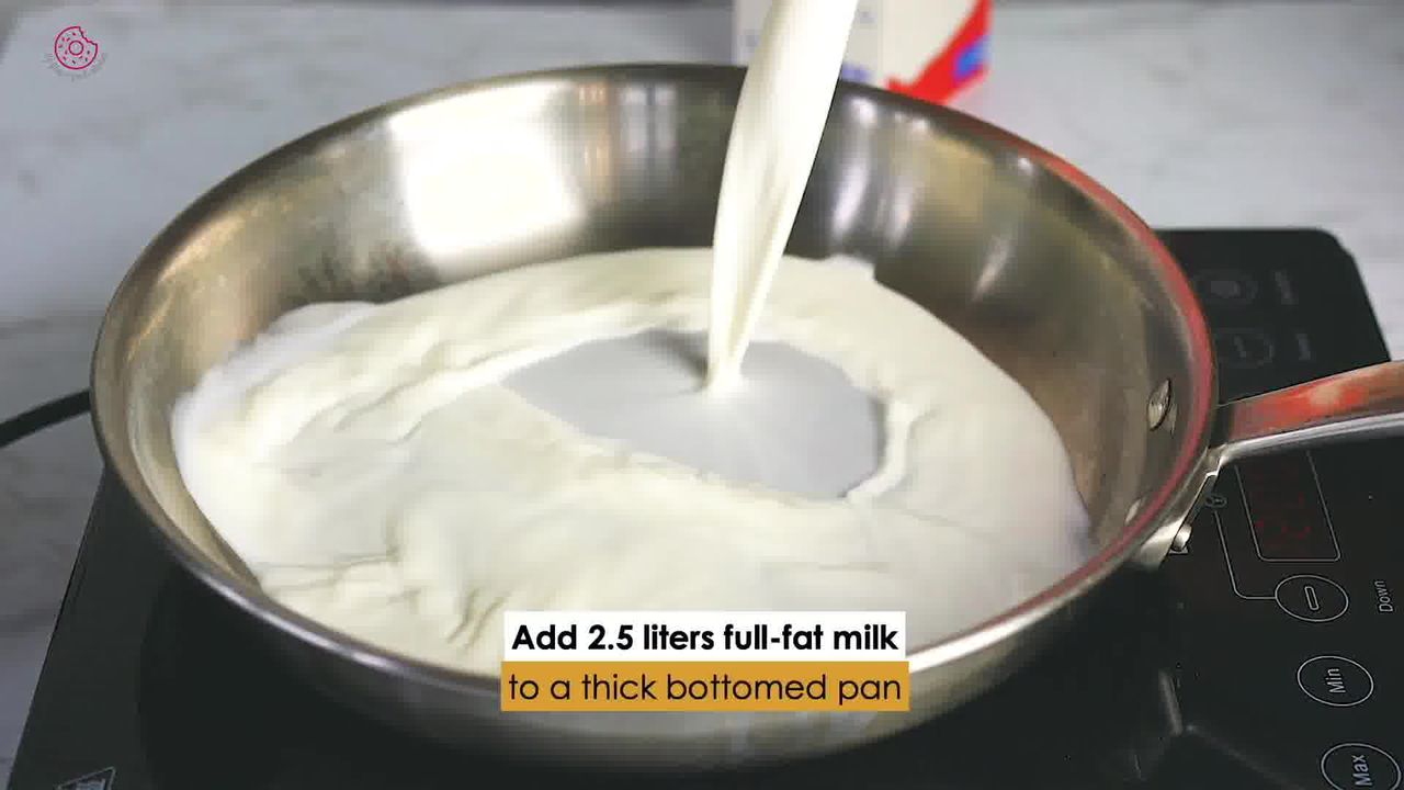 Image of the cooking step-1-1 for Indian Milk Cake (Alwar Ka Mawa)