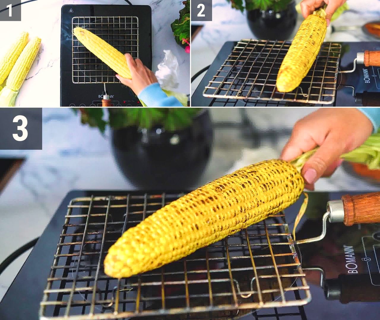 Image of the cooking step-3-1 for Indian Style Roasted Corn - Masala Bhutta