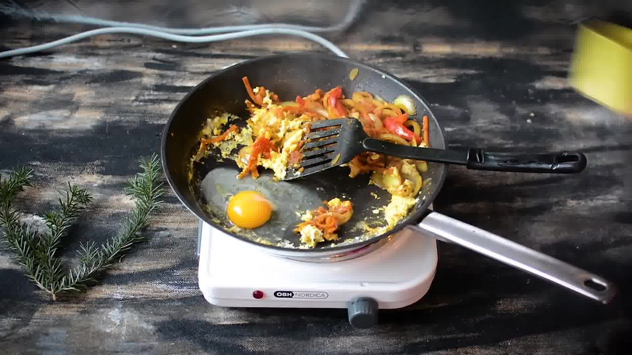 Image of the cooking step-2-7 for Indian Style Triple Egg Fried Rice Recipe