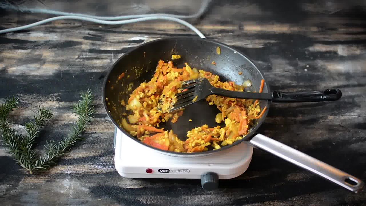 Image of the cooking step-2-9 for Indian Style Triple Egg Fried Rice Recipe