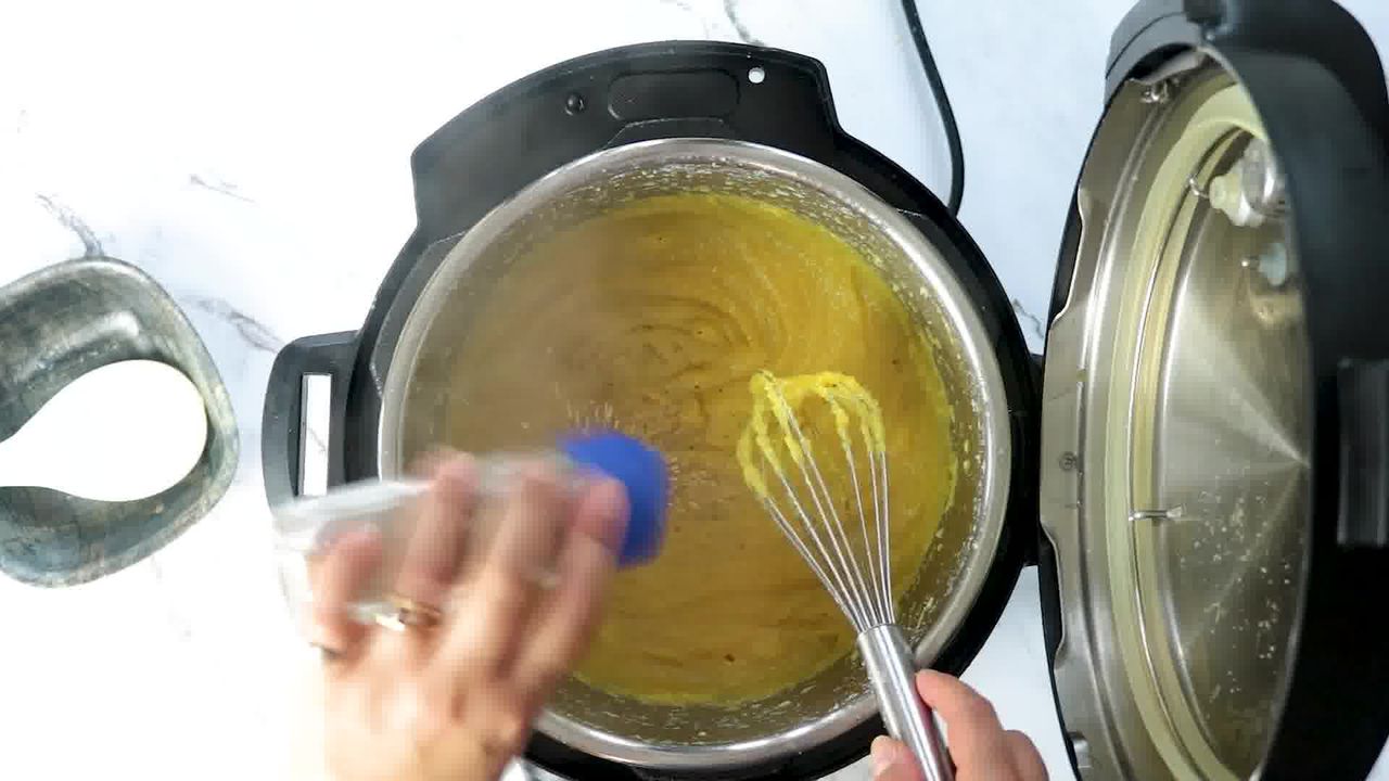Image of the cooking step-1-11 for Instant Badam Halwa - Almond Halwa (Instant Pot + Pan)