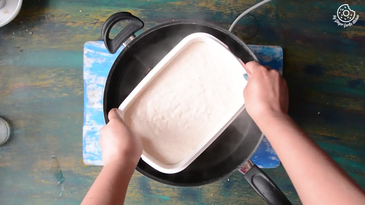 Image of the cooking step-2-5 for Instant Oats Rava Dhokla Recipe - Oats Suji Ka Dhokla