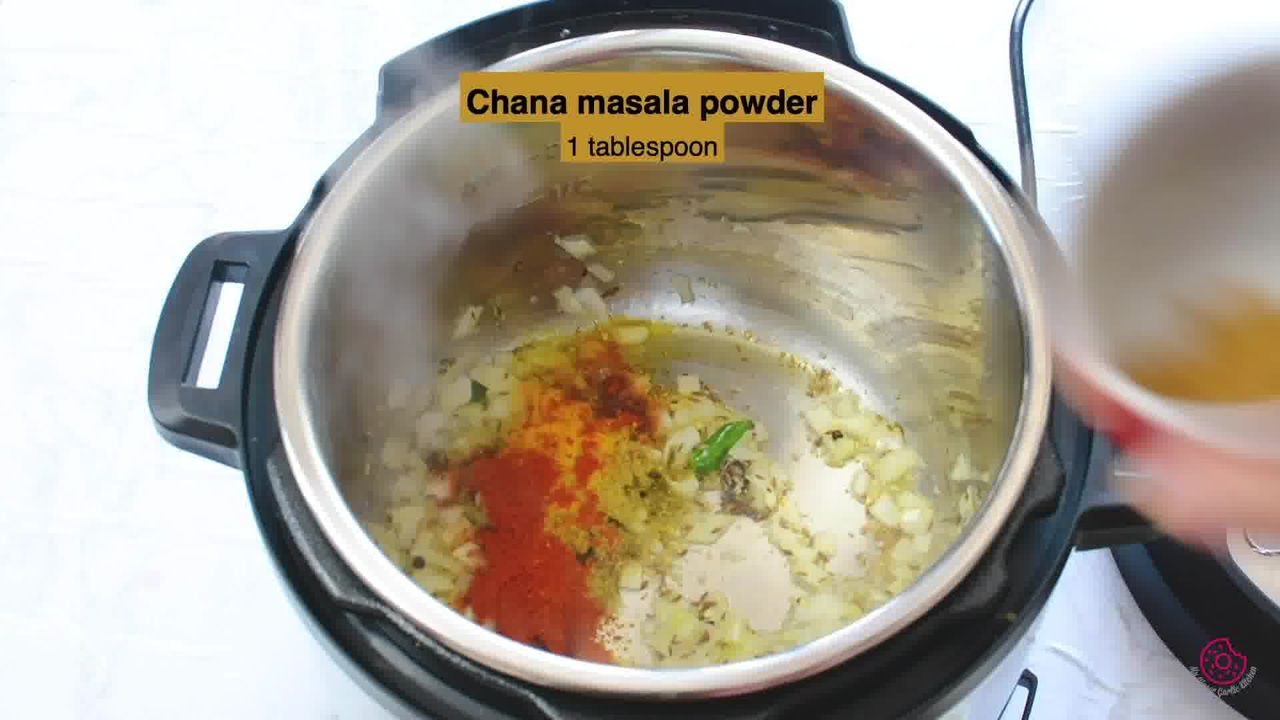 Image of the cooking step-1-7 for Instant Pot Chana Masala - Pressure Cooker Chole Masala