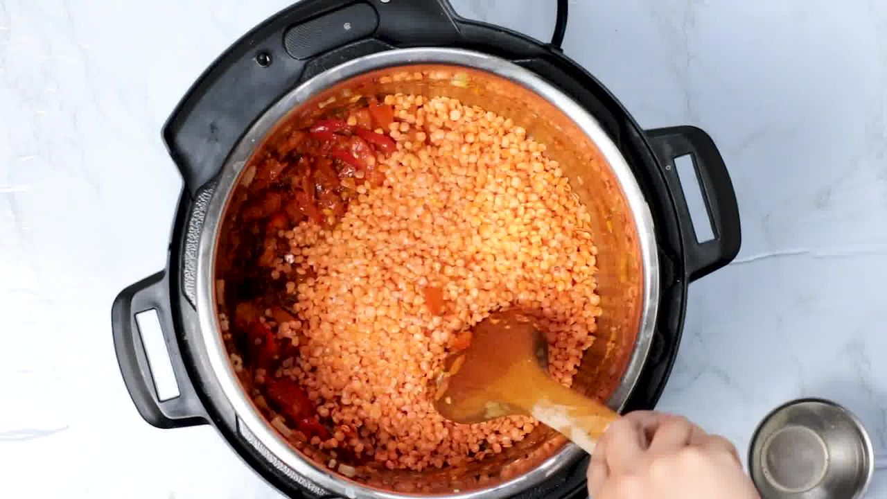 Image of the cooking step-2-10 for Masoor Dal - Red Lentils (Instant Pot, Pressure Cooker, Pan)