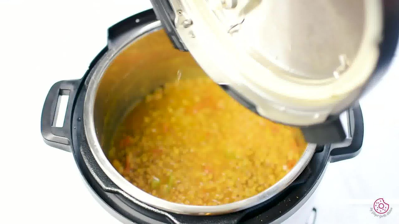 Image of the cooking step-1-15 for Instant Pot Whole Green Moong Dal - Mung Bean Curry