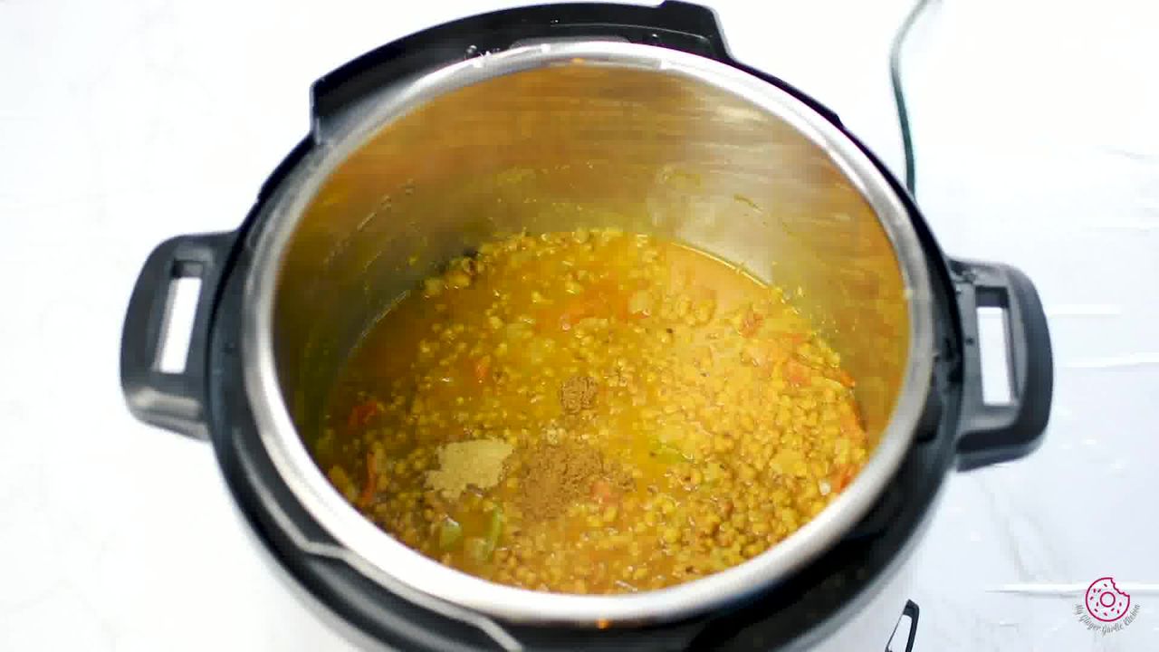 Image of the cooking step-1-16 for Instant Pot Whole Green Moong Dal - Mung Bean Curry