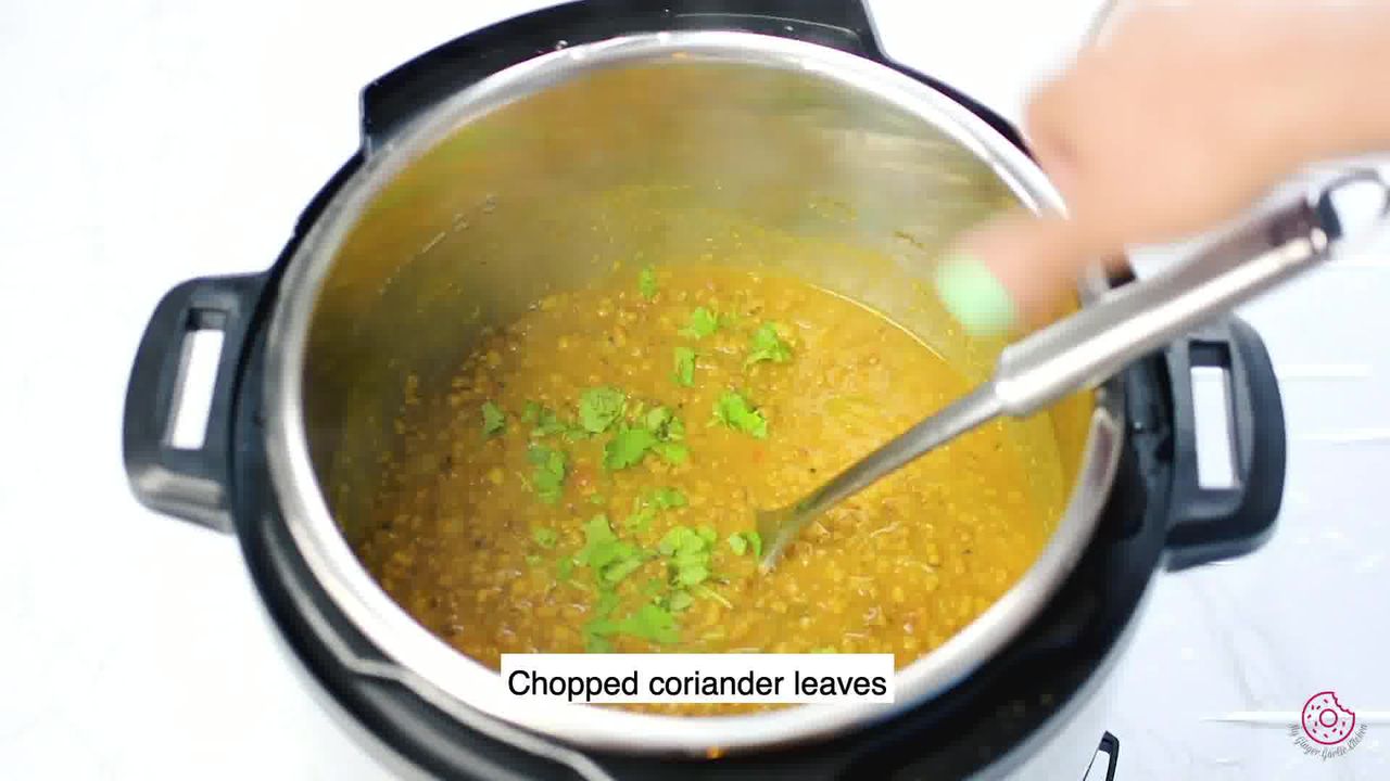 Image of the cooking step-1-17 for Instant Pot Whole Green Moong Dal - Mung Bean Curry