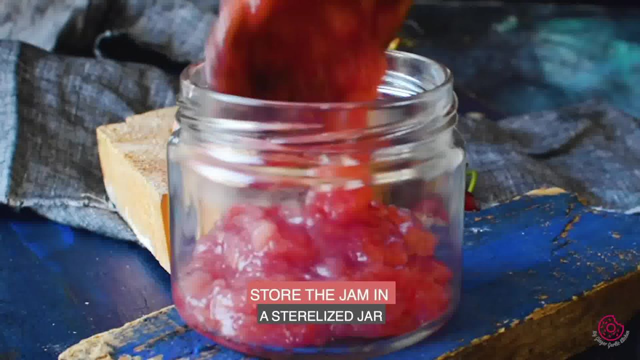 Image of the cooking step-1-8 for Instant Pot Peach Jam