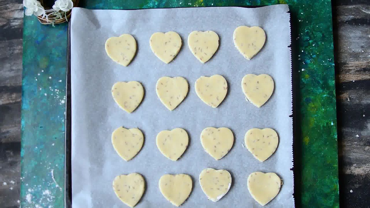 Image of the cooking step-1-12 for Jeera Biscuits - Eggless Roasted Cumin Cookies Recipe