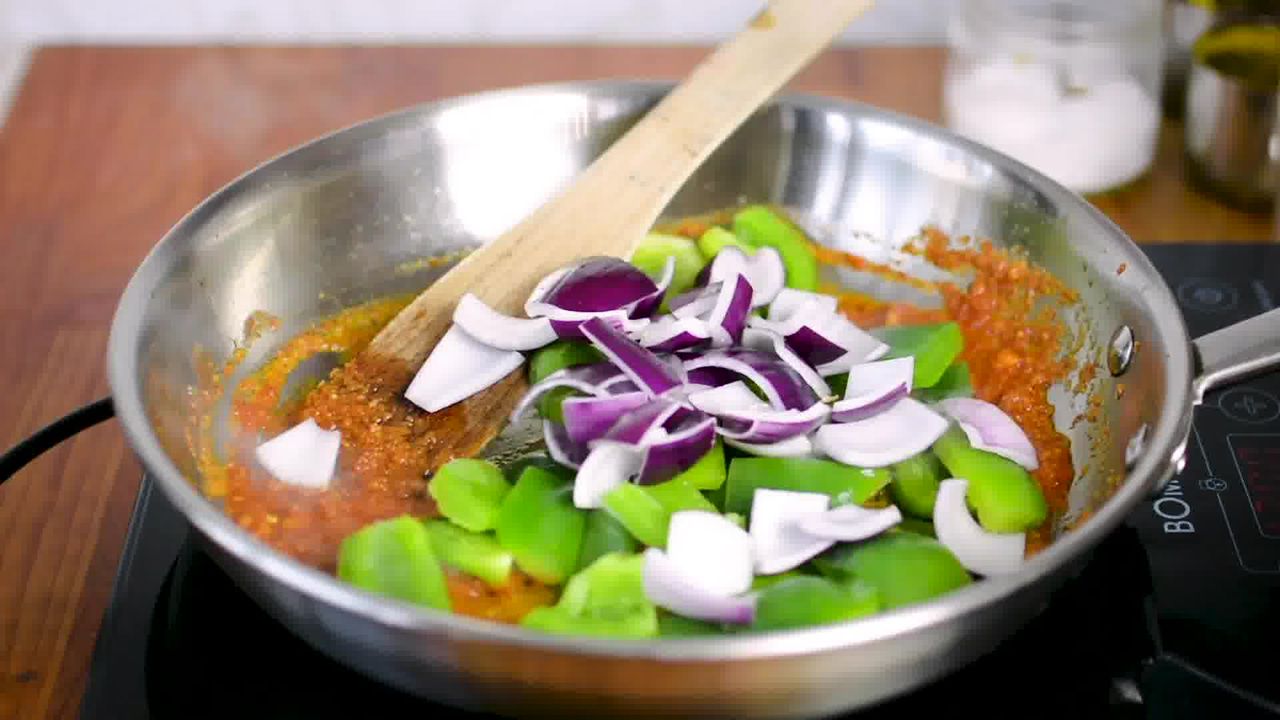 Image of the cooking step-3-4 for Kadai Paneer