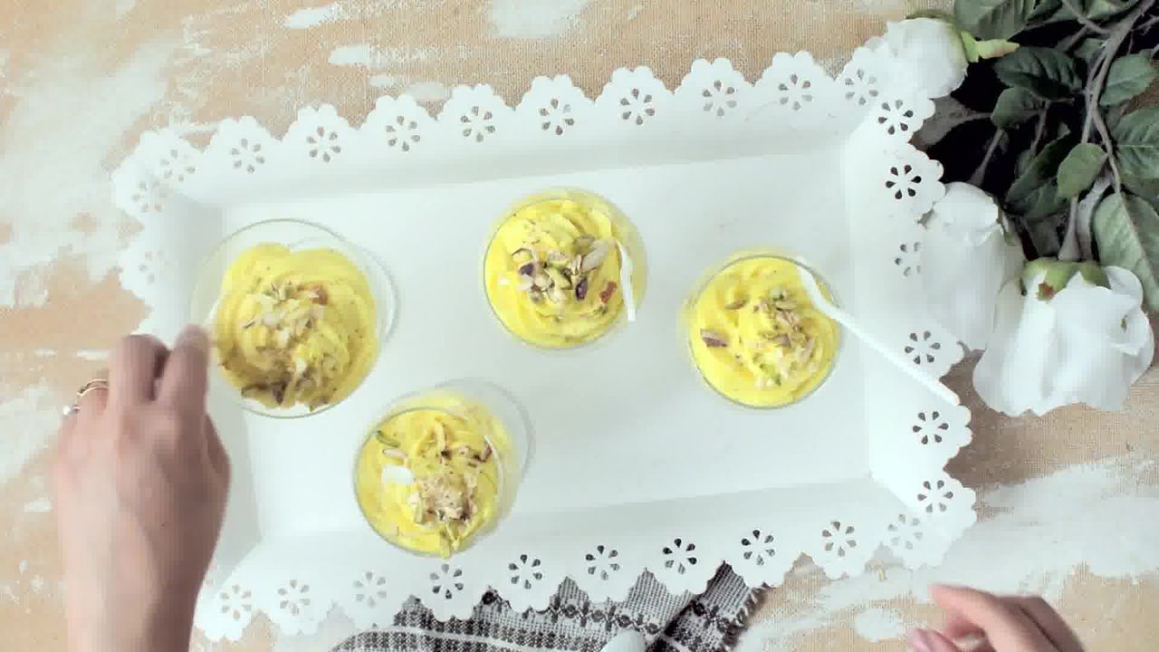 Image of the cooking step-1-9 for Kesar Elaichi Shrikhand - Greek Yosgurt Saffron Dessert
