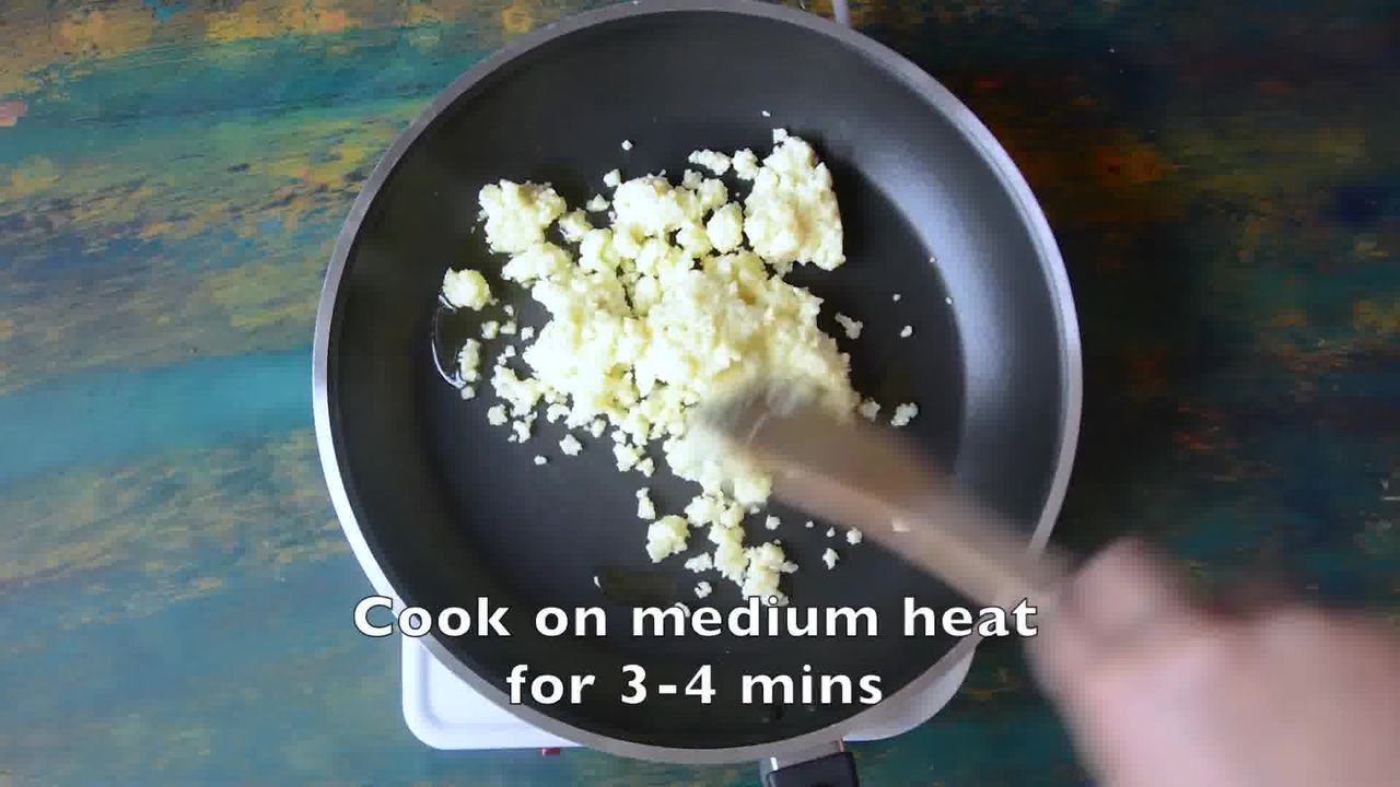 Image of the cooking step-1-2 for Kesar Mawa Peda - Indian Milk Fudge - Instant Khoya Peda