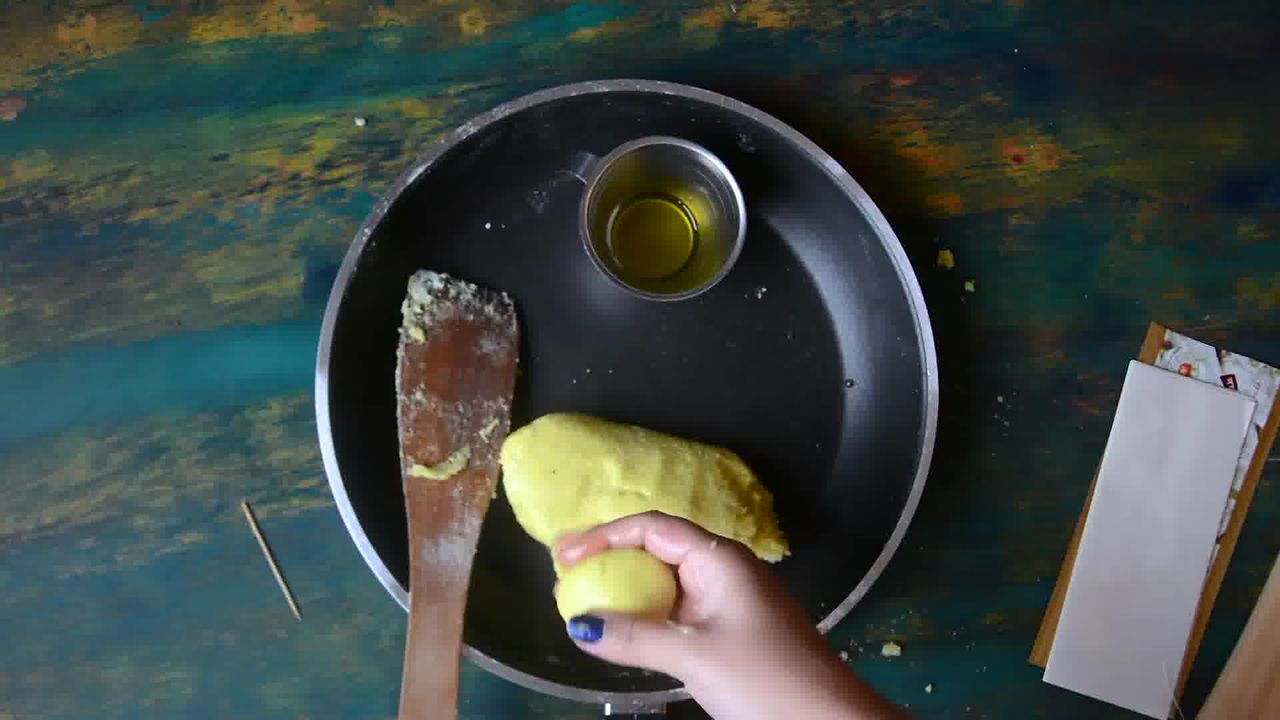 Image of the cooking step-1-7 for Kesar Mawa Peda - Indian Milk Fudge - Instant Khoya Peda