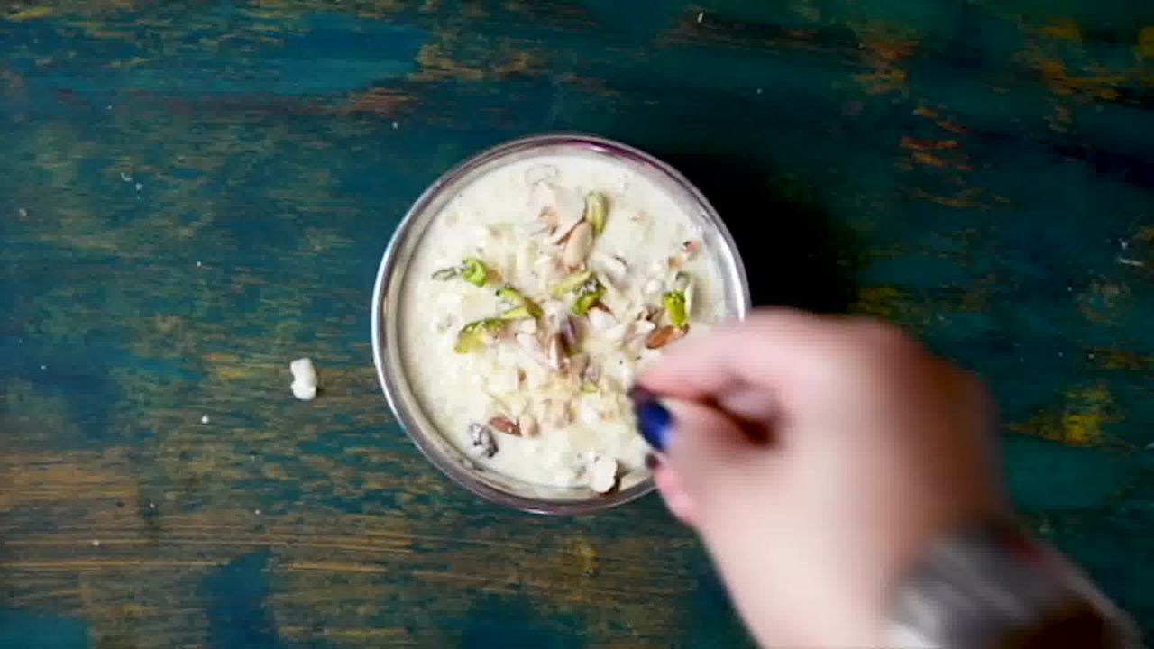 Image of the cooking step-1-11 for Saffron Rice Kheer - Kesar Chawal Ki Kheer (Video)